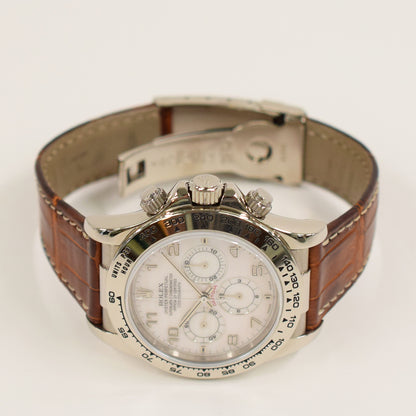 Rolex Daytona Cosmograph 40mm Mop Arabic Dial 16519NA (1999)