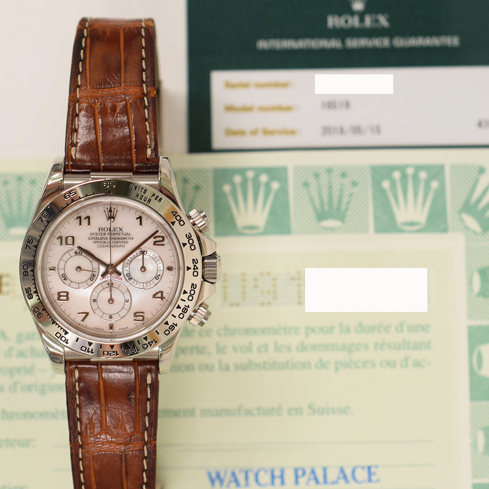 Rolex Daytona Cosmograph 40mm Mop Arabic Dial 16519NA (1999)