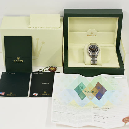 Rolex Datejust 36mm Black Arabic Concentric Dial 116234 (2006)