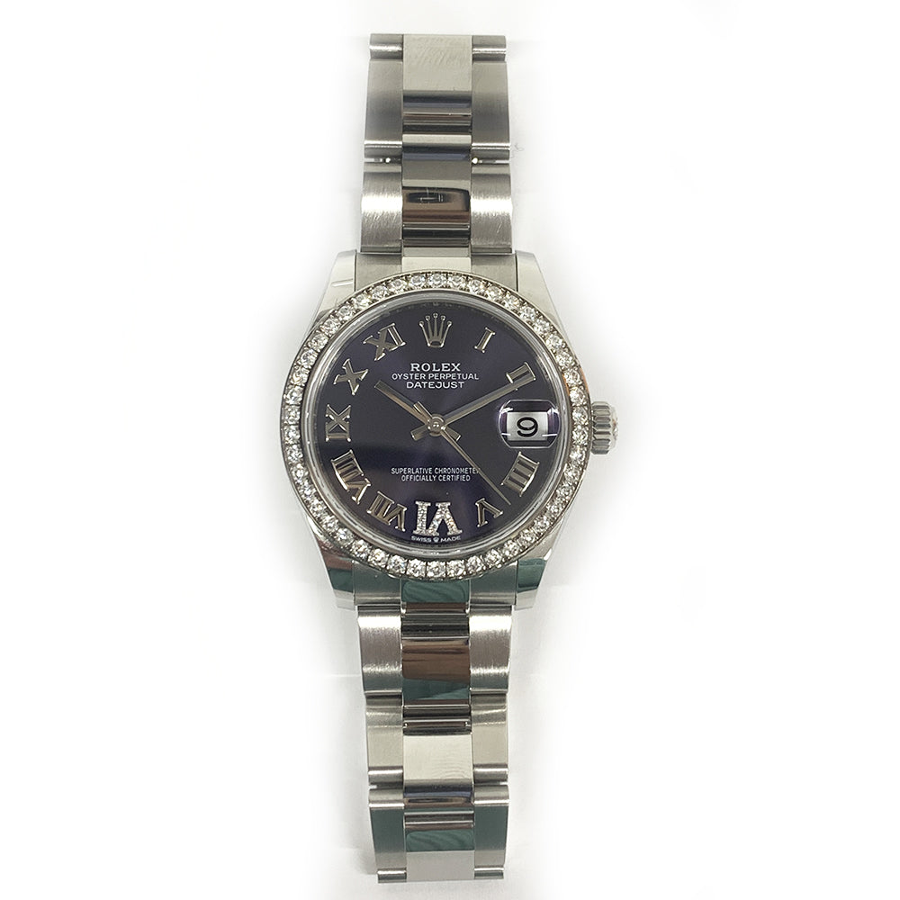 Rolex Datejust 31mm Purple "VI" Diamond Dial 278384RBR