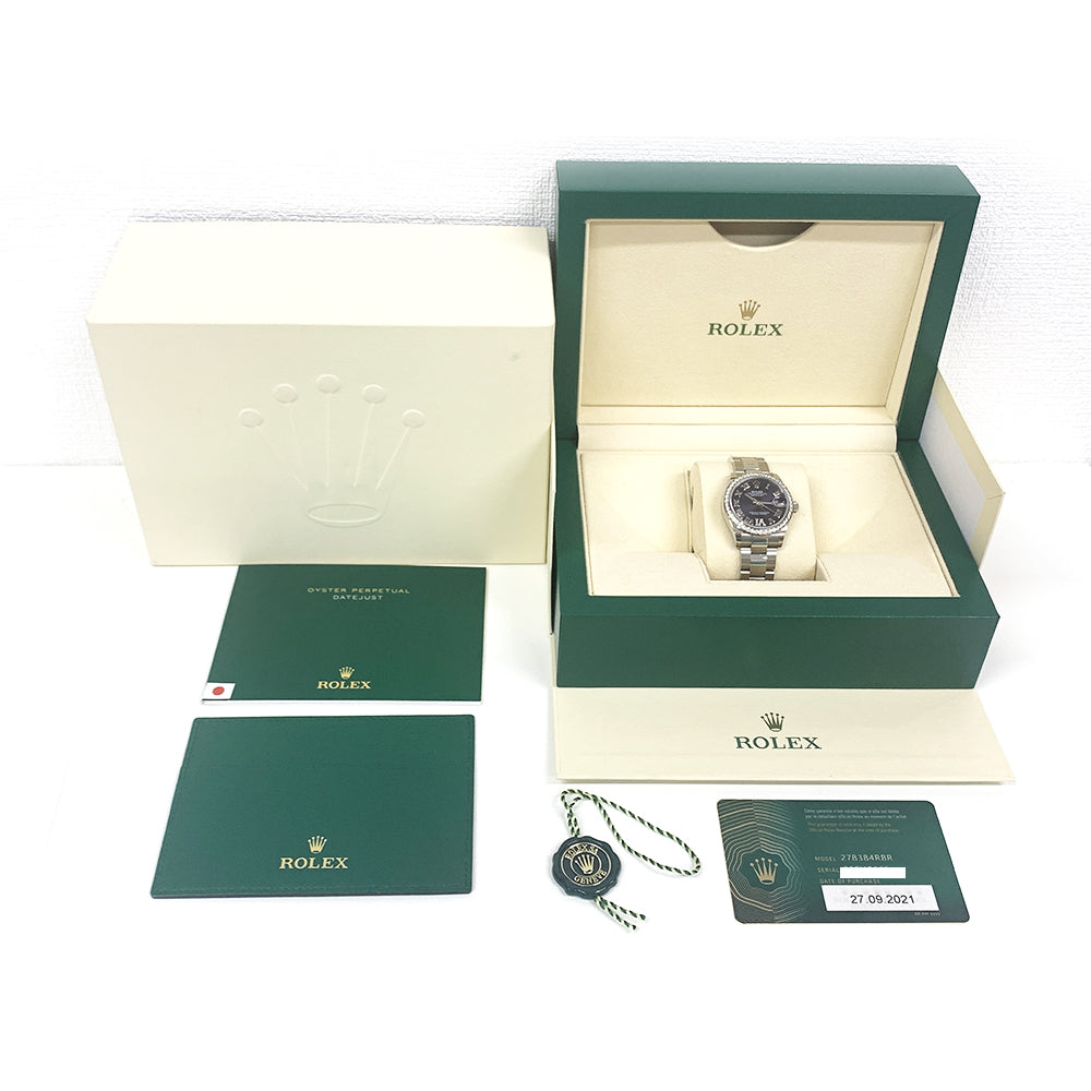 Rolex Datejust 31mm Purple "VI" Diamond Dial 278384RBR