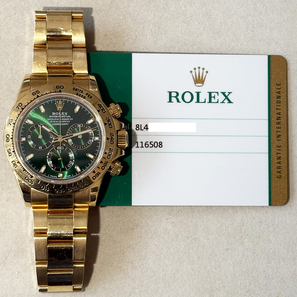 Rolex Daytona Green Dial 116508 (2018)