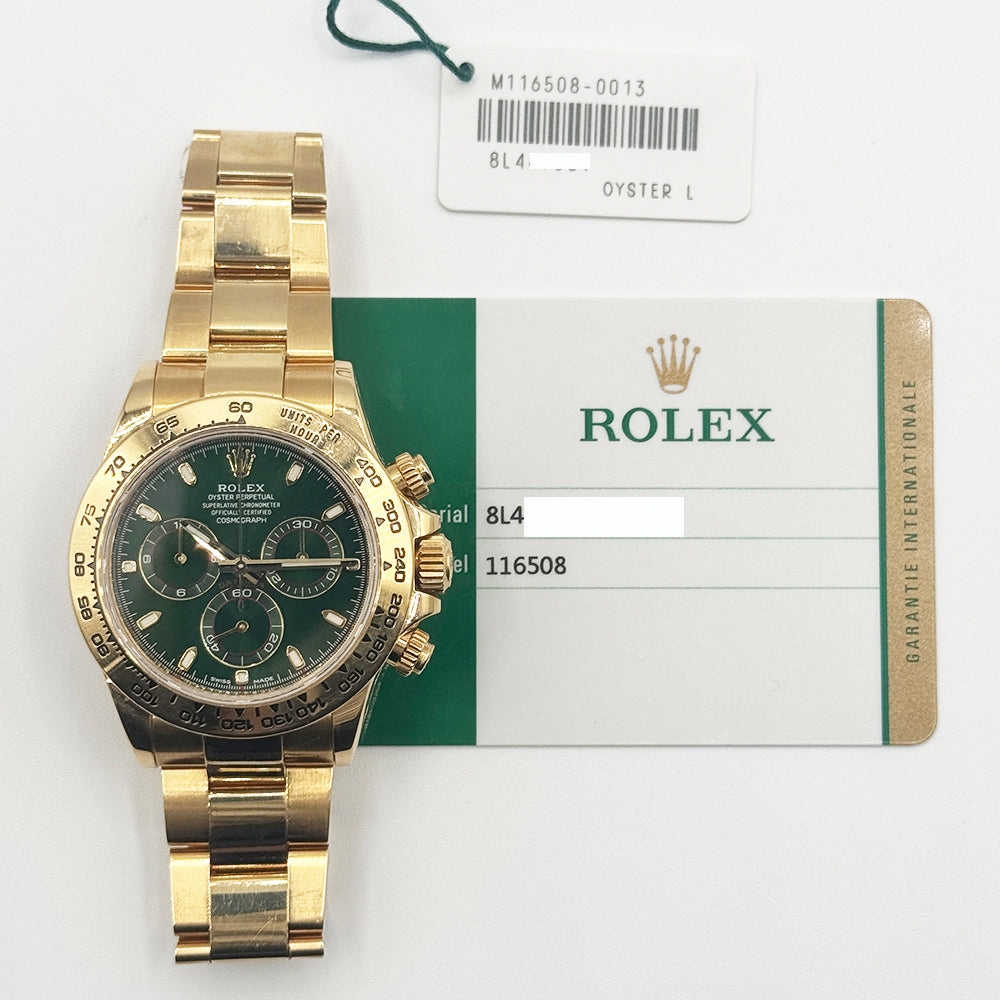 Rolex Daytona Green Dial 116508 (2018)