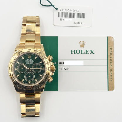 Rolex Daytona Green Dial 116508 (2018)