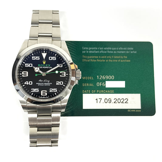 Rolex Air-King Black Dial 126900