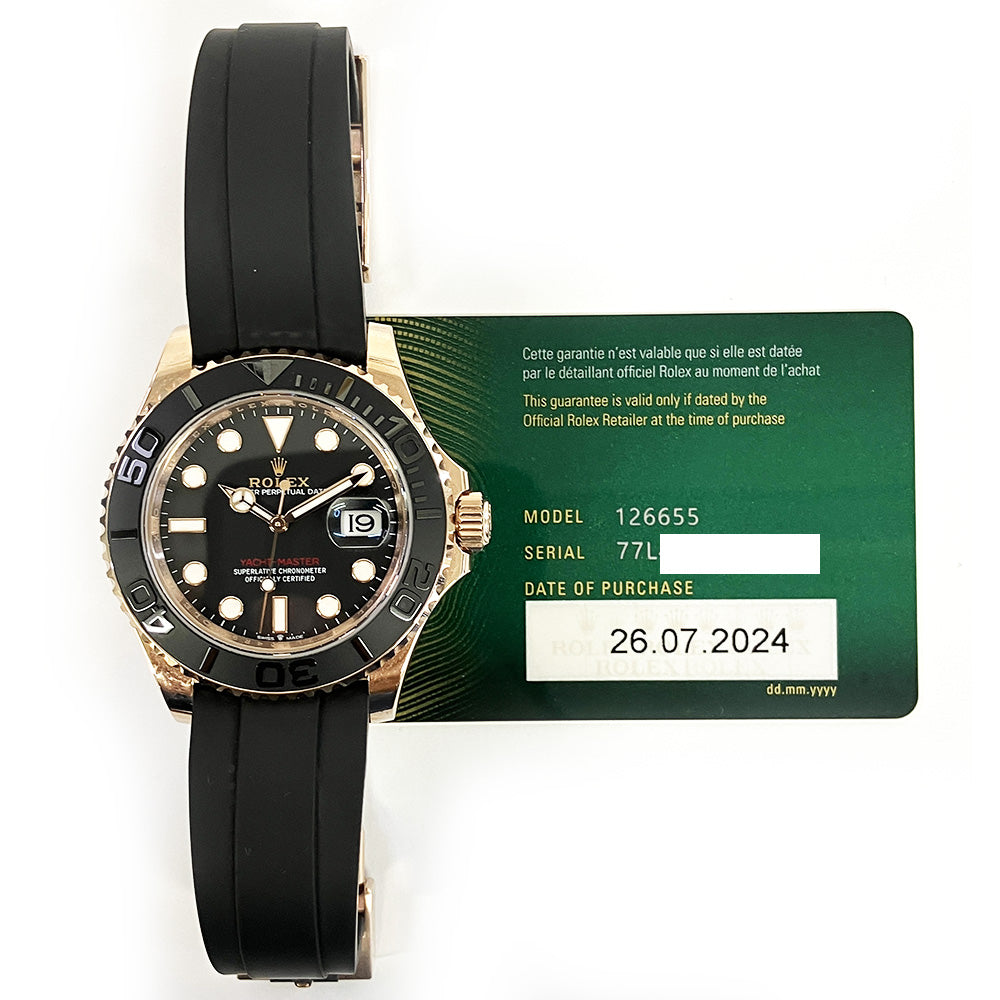 Rolex Yacht-Master 40mm Black Dial 126655