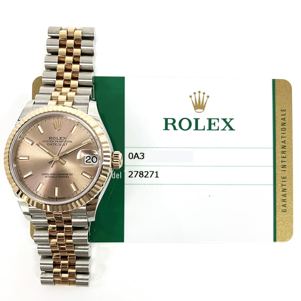 Rolex Datejust 31mm Pink Dial 278271