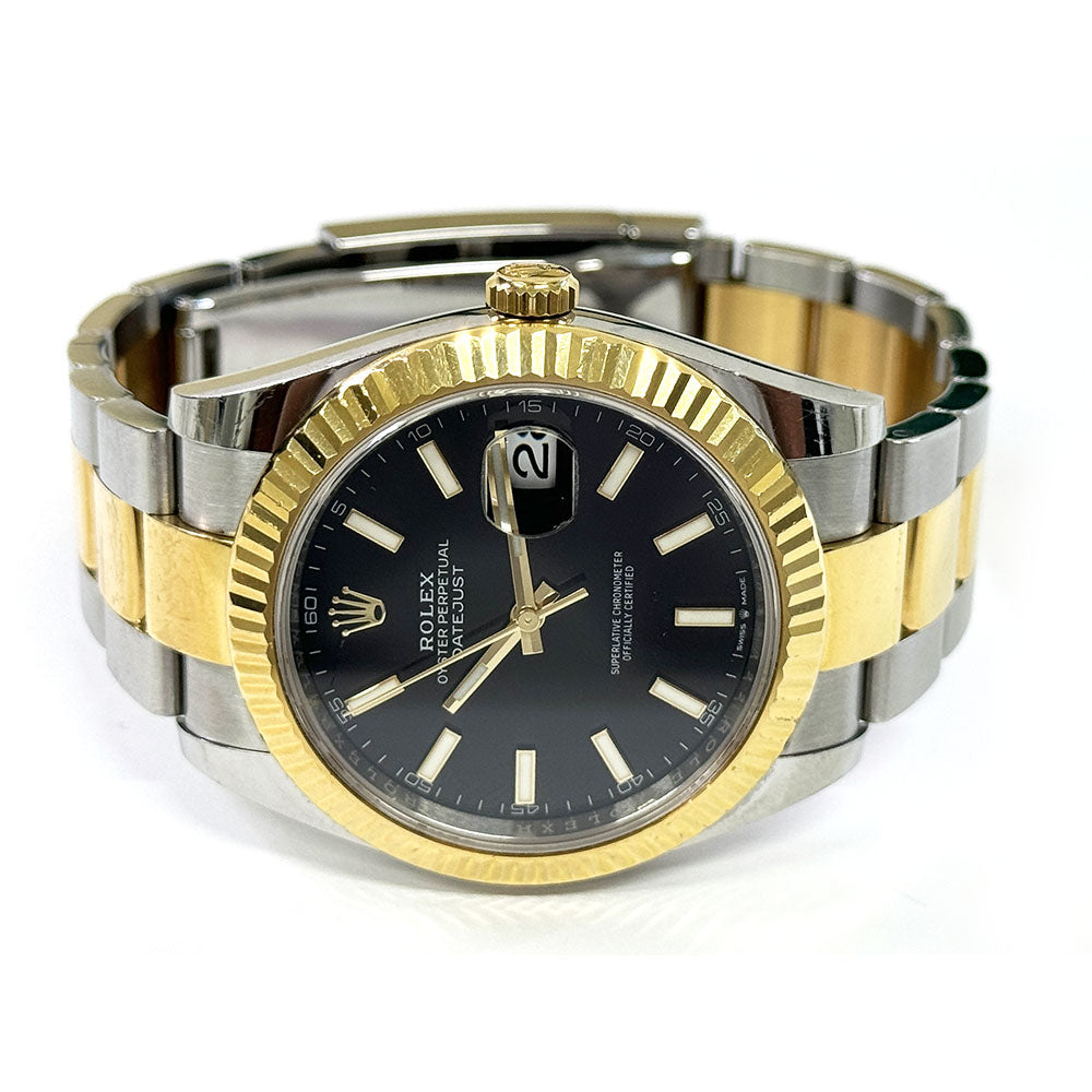 Rolex Datejust 41mm Black Dial Oyster 126333