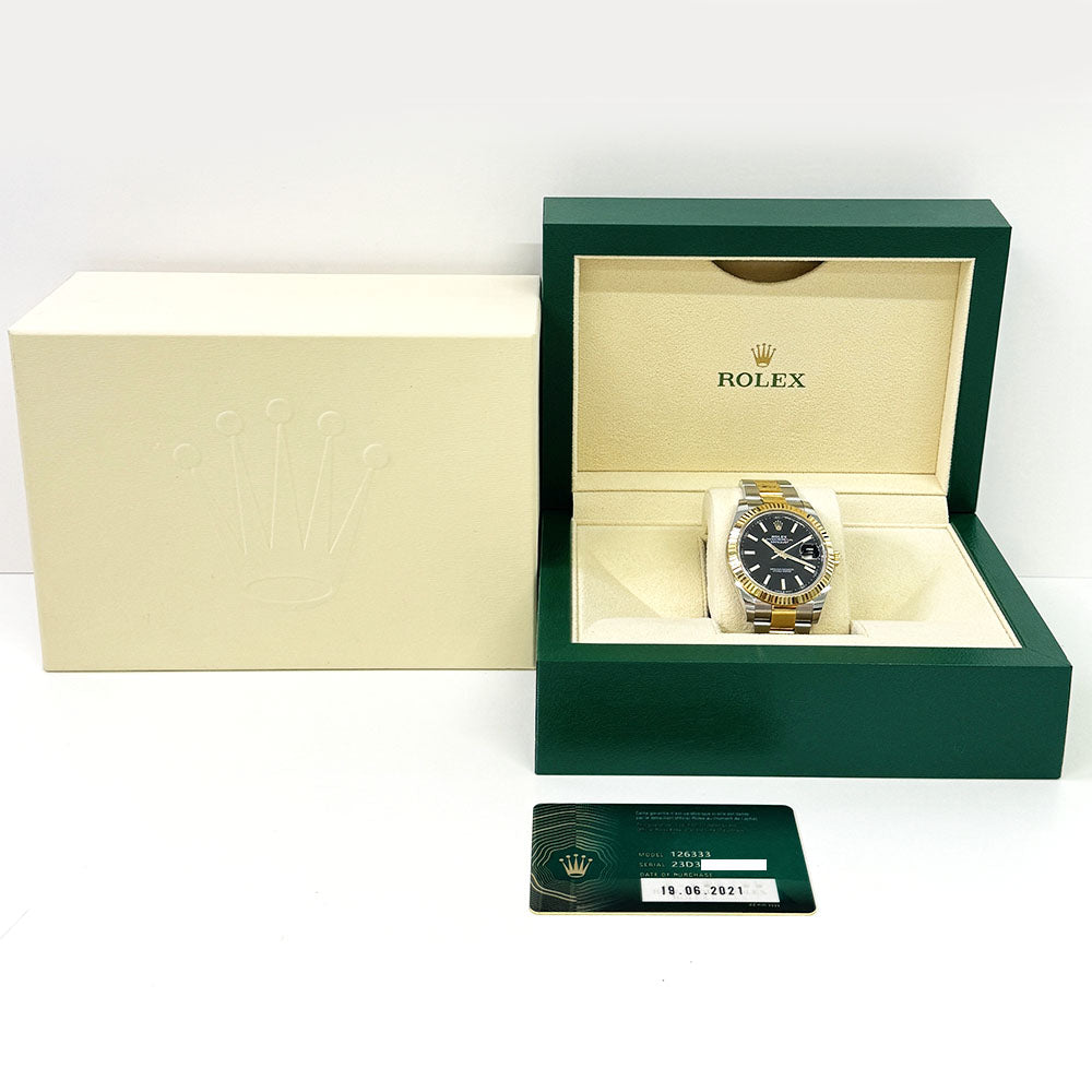 Rolex Datejust 41mm Black Dial Oyster 126333