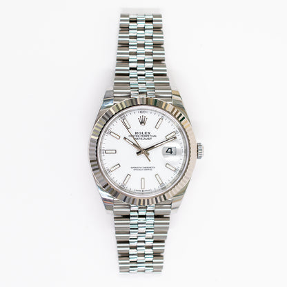 Rolex Datejust 41mm White Dial 126334 (2023)
