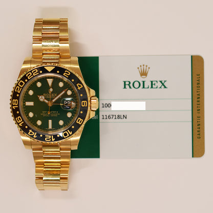 Rolex GMT-Master II Green Dial 116718LN (2017)