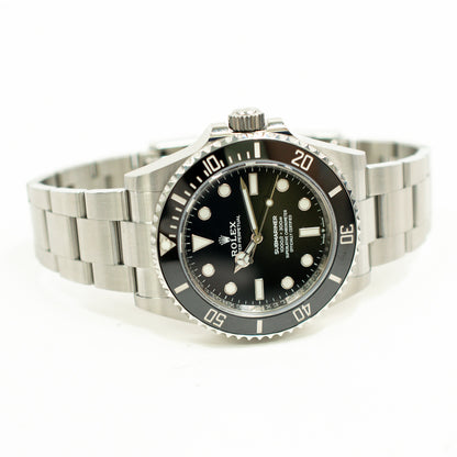 Rolex Submariner No Date 41mm Black Dial 124060 (2021)