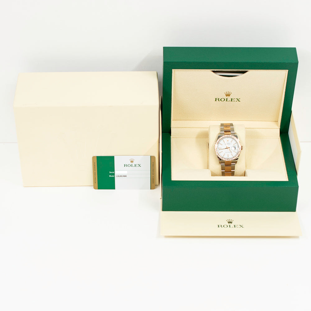 Rolex Datejust 36mm White Dial 126281RBR (2019)