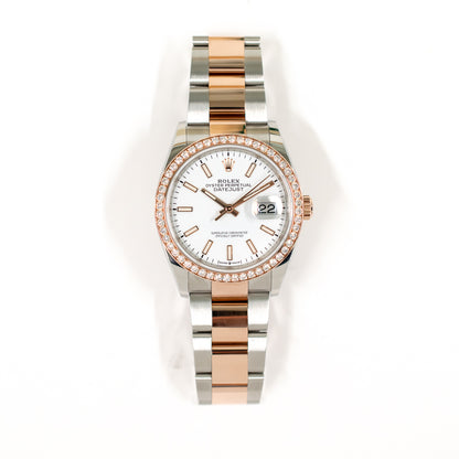 Rolex Datejust 36mm White Dial 126281RBR (2019)