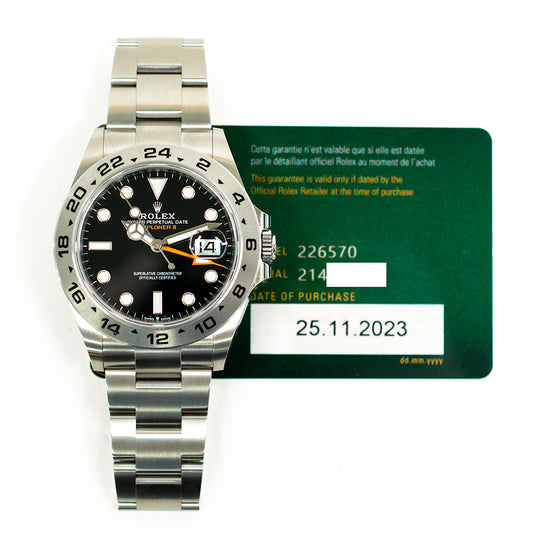 Rolex Explorer II 42mm Black Dial 226570 (2023)