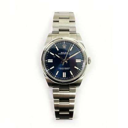 Rolex Oyster Perpetual 41mm Blue Dial 124300