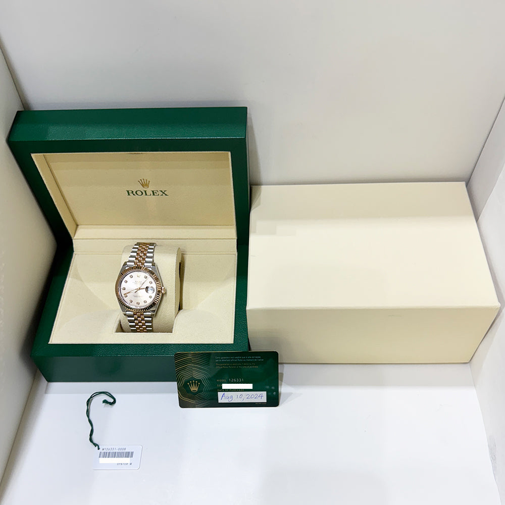 Rolex Datejust 41mm Sundust Diamond Dial 126331 (2024)