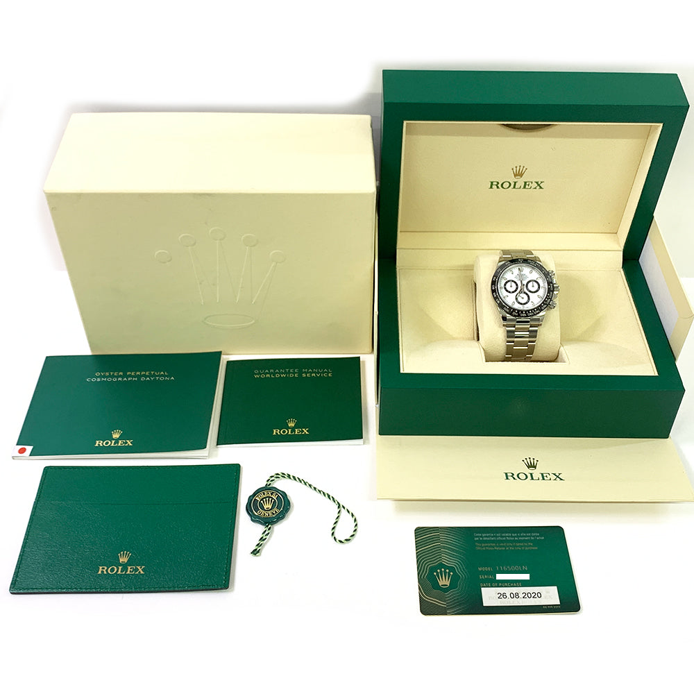 Rolex Daytona Ceramic Bezel White Dial 116500LN