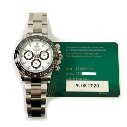 Rolex Daytona Ceramic Bezel White Dial 116500LN