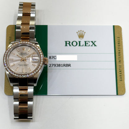 Rolex Datejust 28mm Sundust Dial 279381RBR (2020)