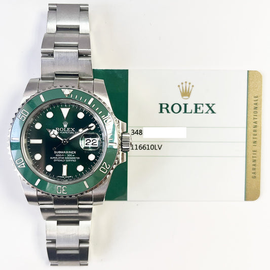 Rolex Hulk Dial 116610LV