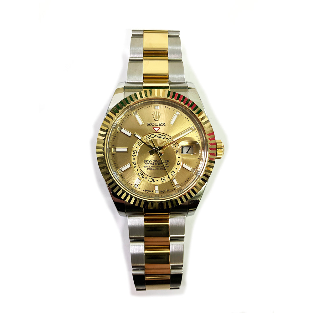 Rolex Sky-Dweller Oyster, 42mm Champagne Dial 336933