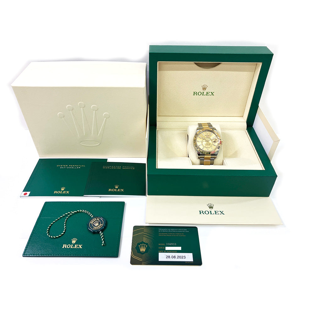 Rolex Sky-Dweller Oyster, 42mm Champagne Dial 336933