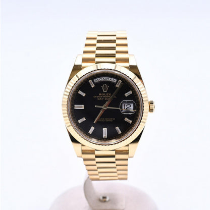Rolex Day-Date 40mm Black Diamond Dial 228238 (2024)