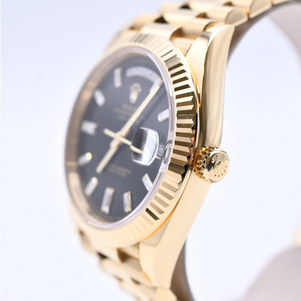 Rolex Day-Date 40mm Black Diamond Dial 228238 (2024)