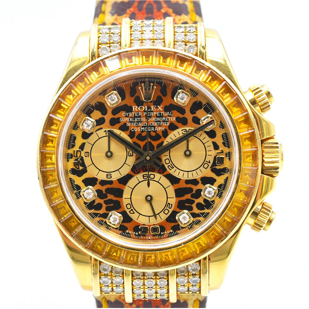 Rolex Daytona Leopard Diamond Dial 116598SACO (2014)