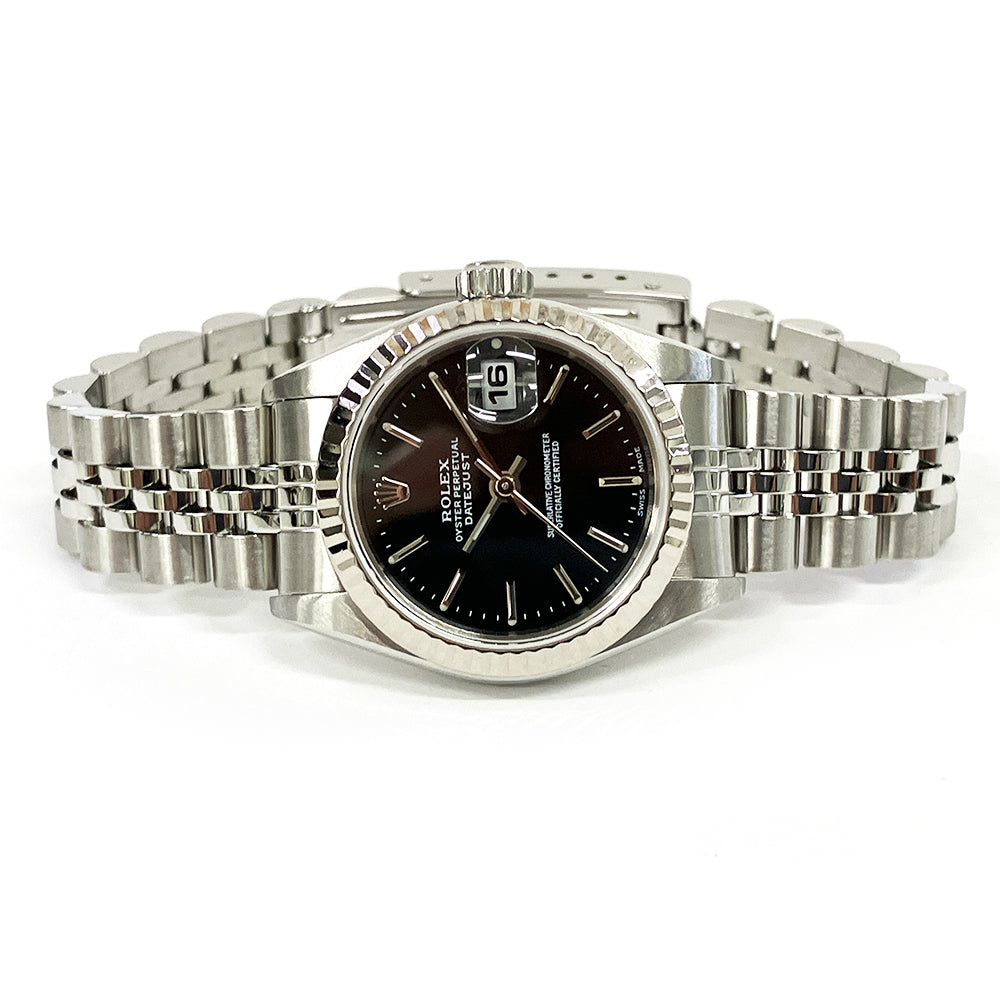 Rolex Lady-Datejust Black Dial 79174