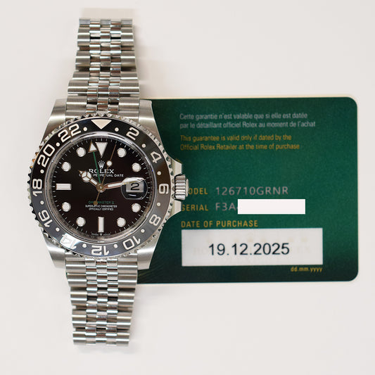 Rolex GMT-Master II Bruce Wayne Dial 126710GRNR (2025)