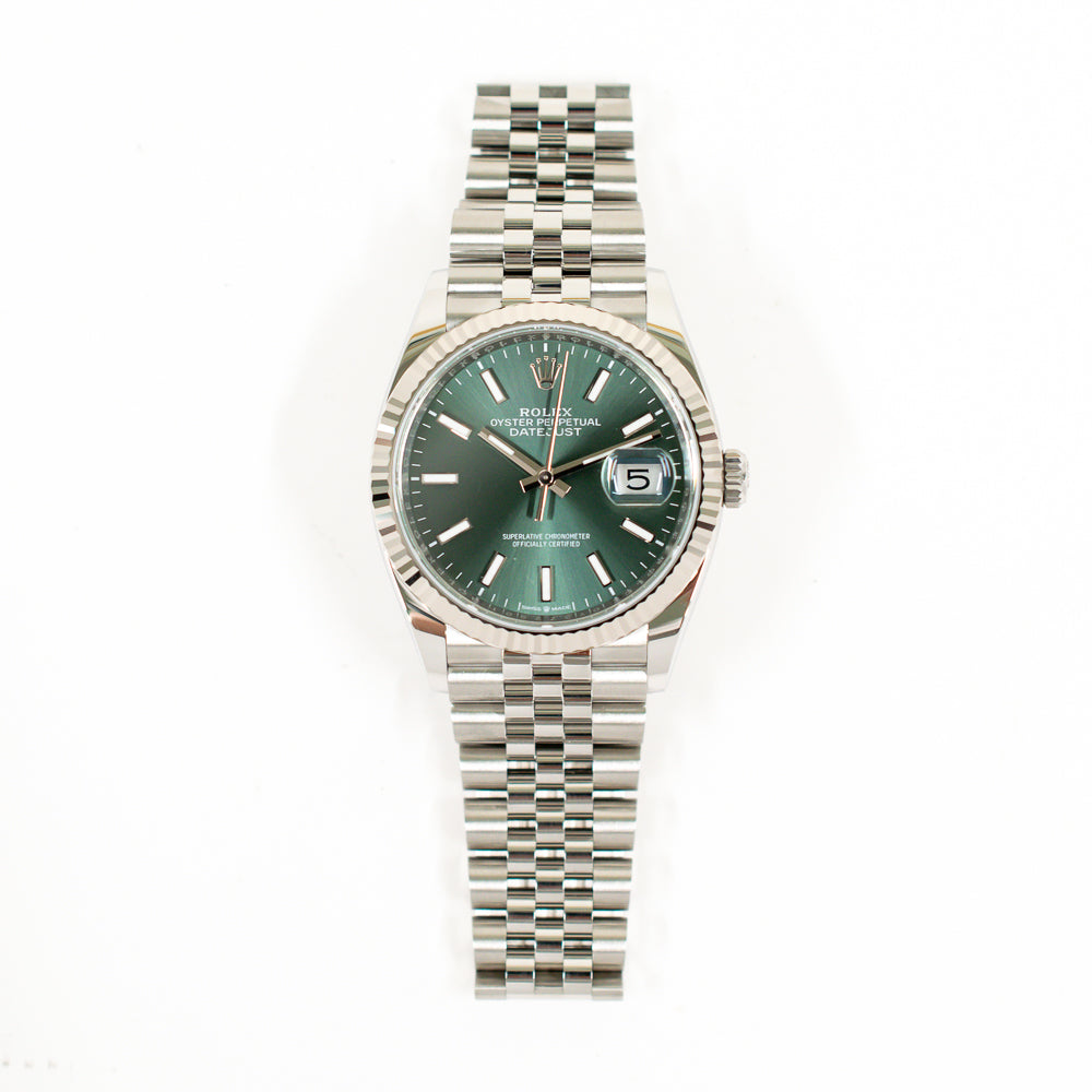 Rolex Datejust 36mm Mint Green Dial 126234 (2025)