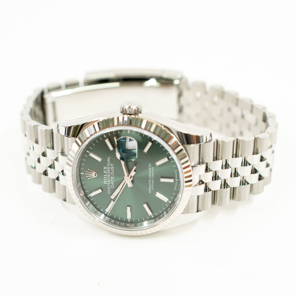 Rolex Datejust 36mm Mint Green Dial 126234 (2025)