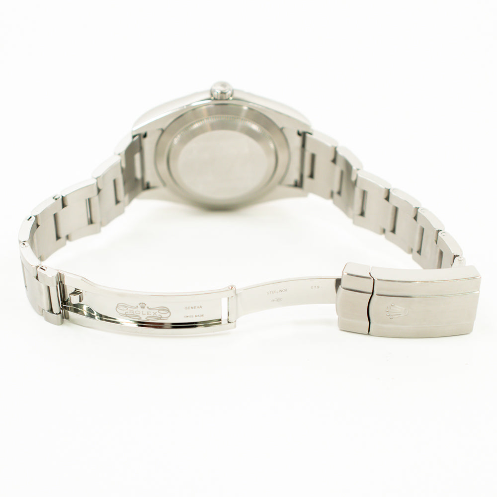 Rolex Oyster Perpetual 39mm Blue Dial 114300 (2018)