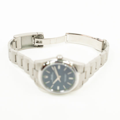 Rolex Oyster Perpetual 39mm Blue Dial 114300 (2018)