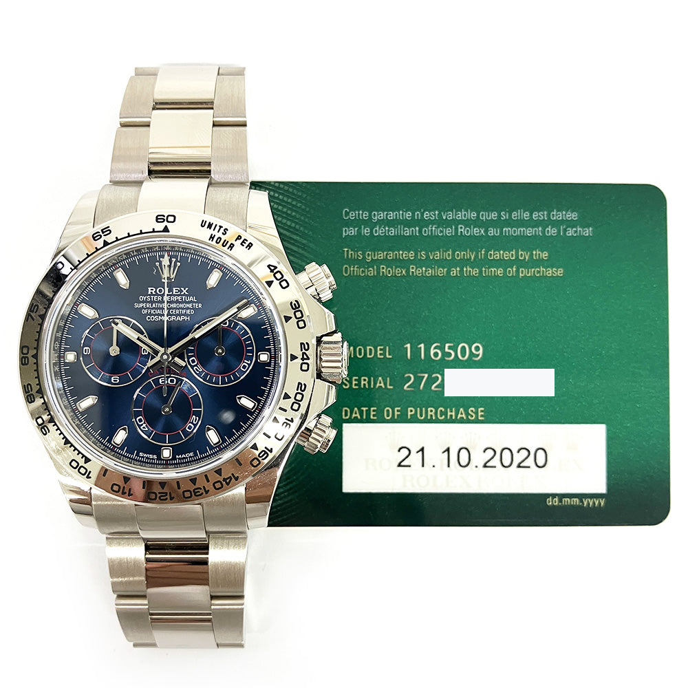 Rolex Daytona Blue Dial 116509