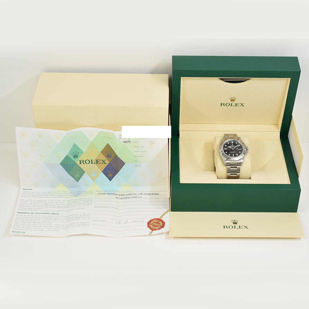 Rolex Explorer II 40mm Black Dial 16570 (2003)