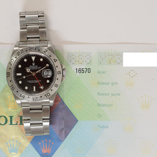 Rolex Explorer II 40mm Black Dial 16570 (2003)