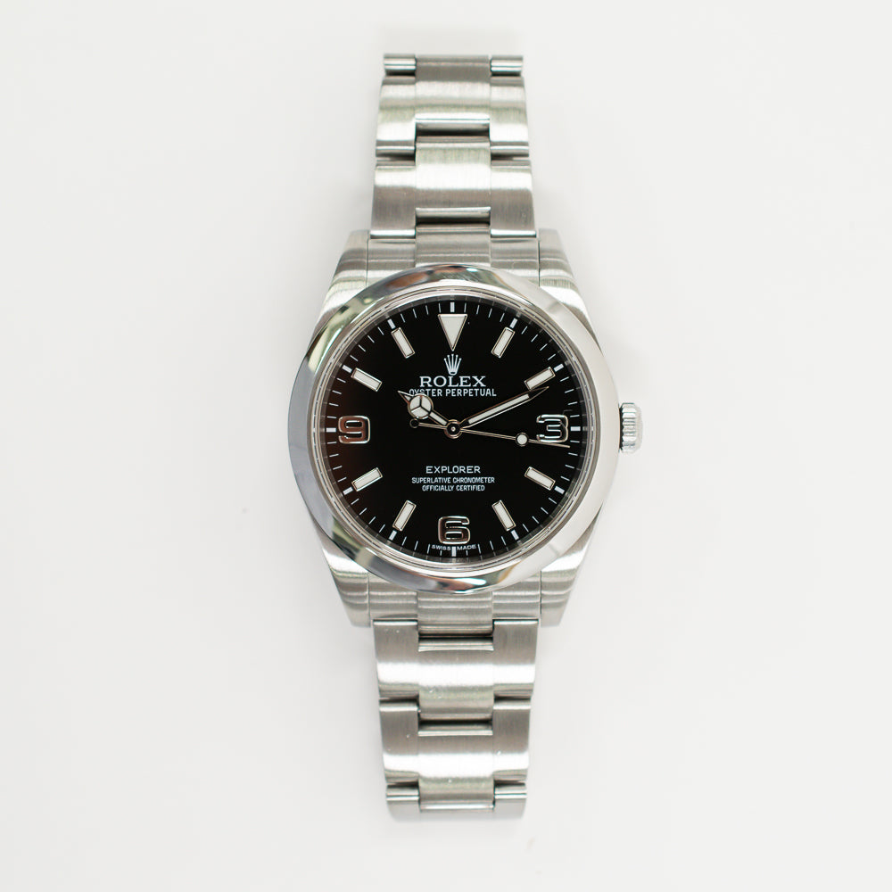 Rolex Explorer 39mm Black Dial 214270 (2015)