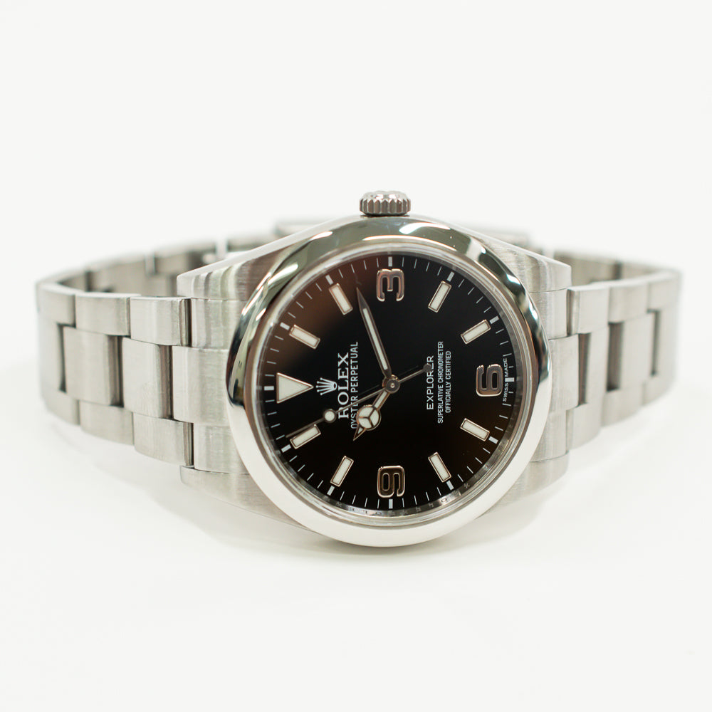 Rolex Explorer 39mm Black Dial 214270 (2015)