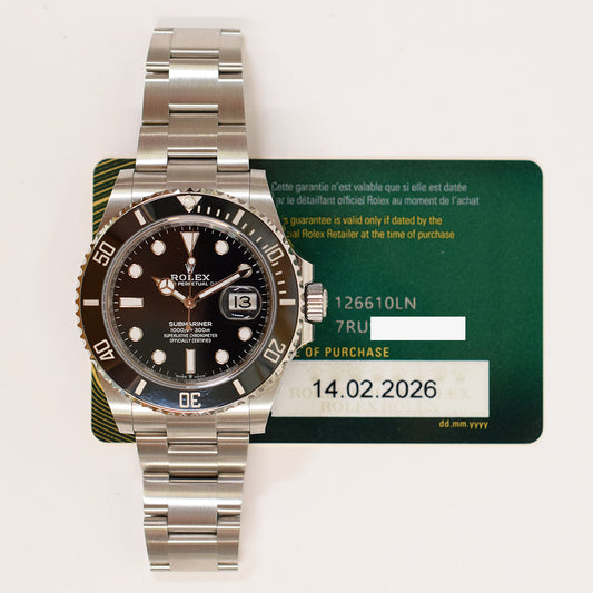 Rolex Submariner Date 41mm Black Dial 126610LN (2026)