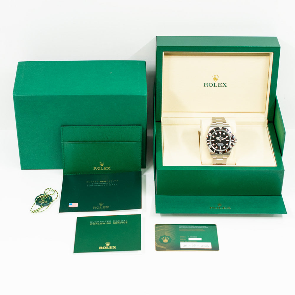 Rolex Submariner No Date 41mm Black Dial 124060 (2025)