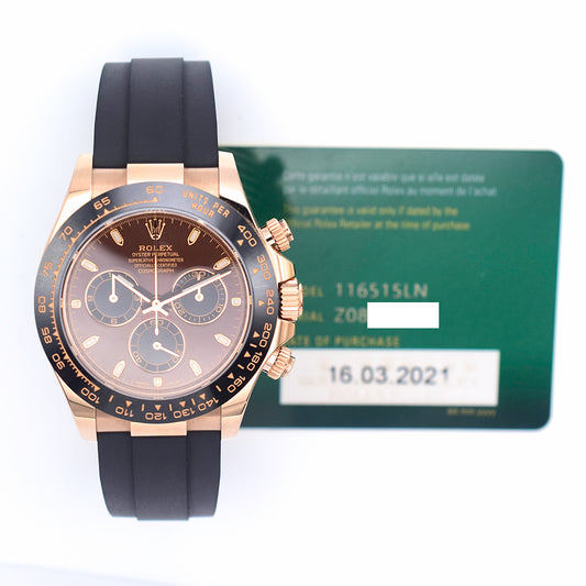Rolex Daytona Chocolate Dial 116515LN (2021)