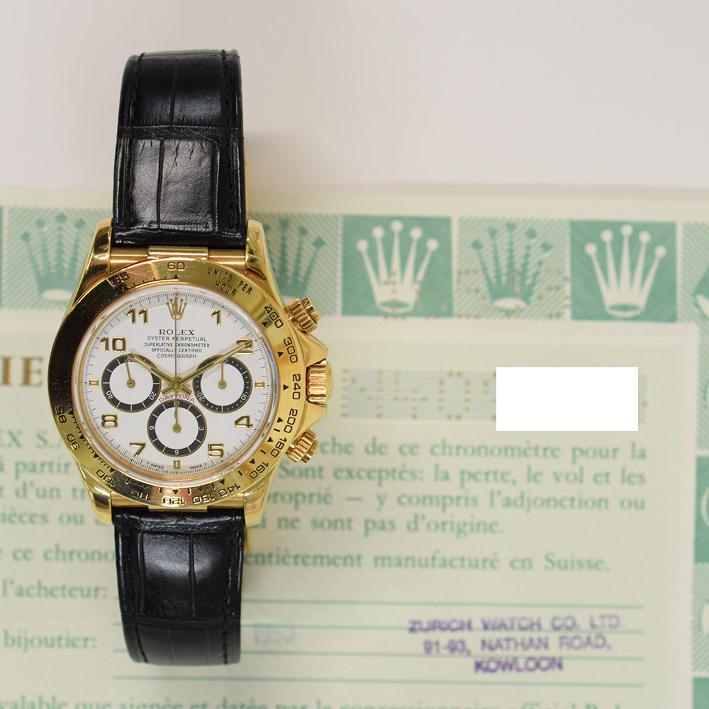 Rolex Daytona White Arabic Dial 16518 (1999)