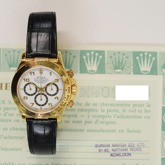 Rolex Daytona White Arabic Dial 16518 (1999)