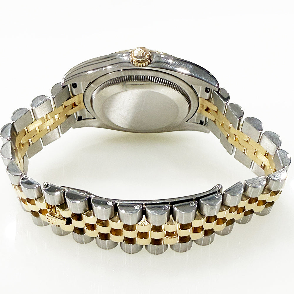 Rolex Datejust 36mm Champagne Jubilee Diamond Dial 116233G (2010)