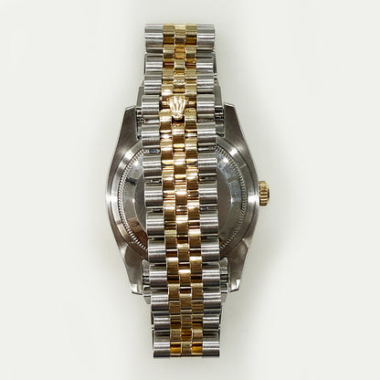 Rolex Datejust 36mm Champagne Jubilee Diamond Dial 116233G (2010)