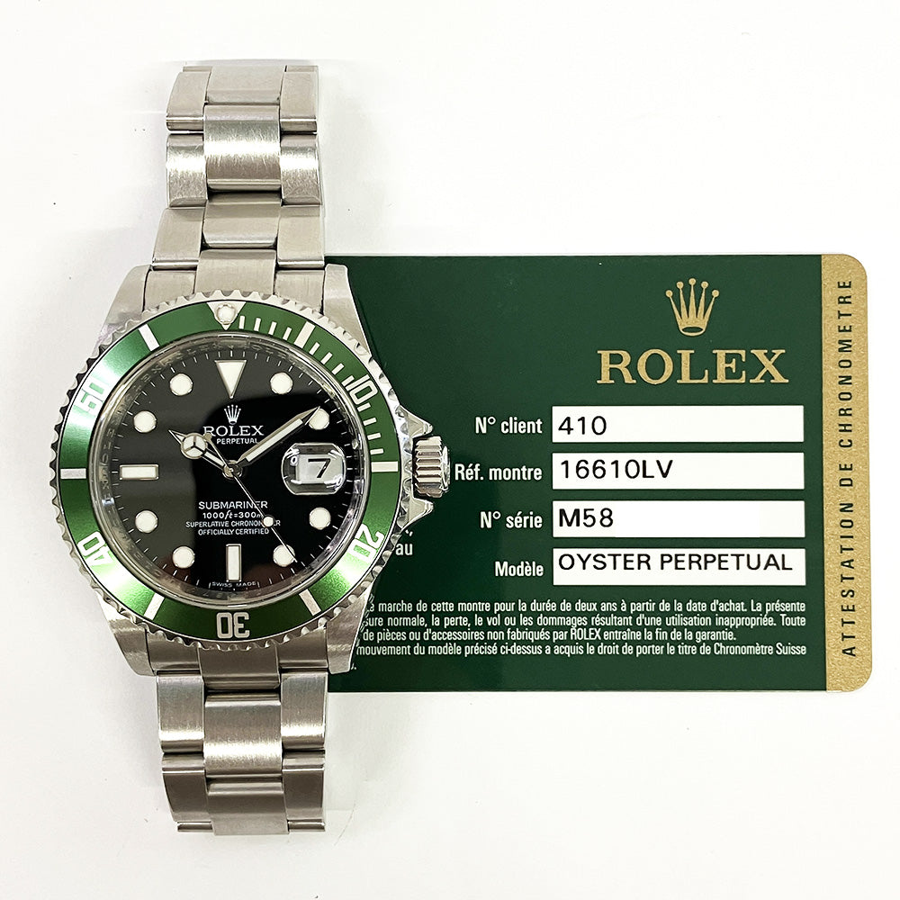 Rolex Submariner Date Kermit Dial 16610LV