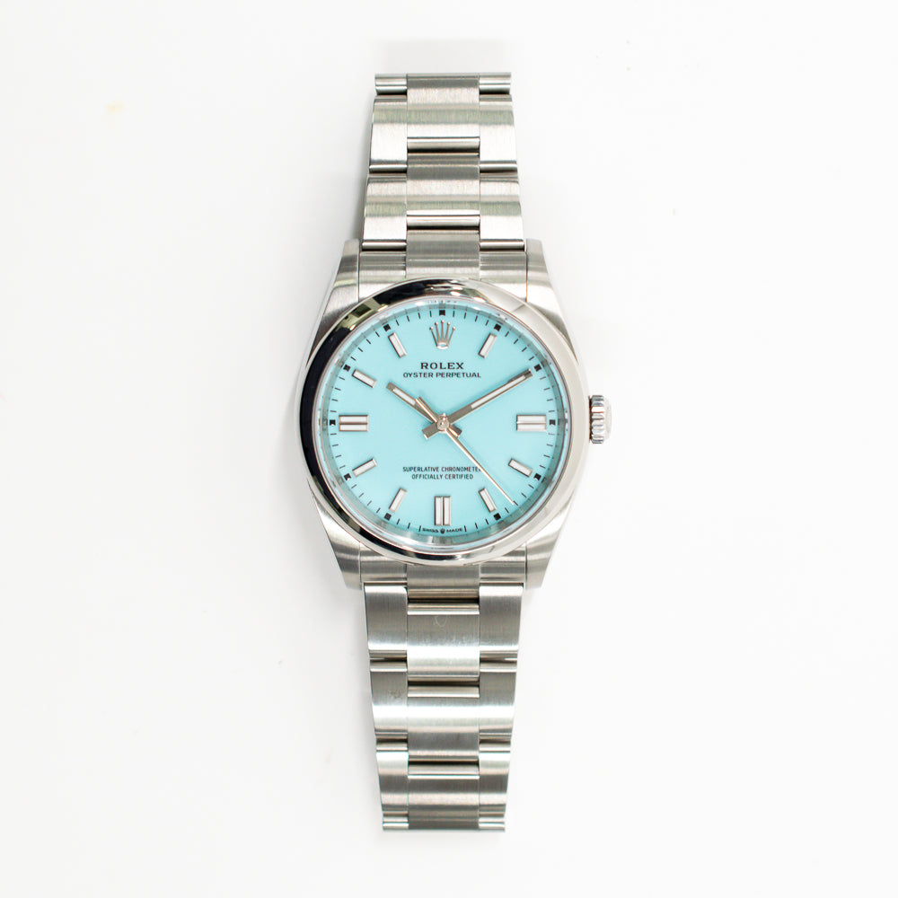 Rolex Oyster Perpetual 36mm Turquoise Dial 126000 (2025)